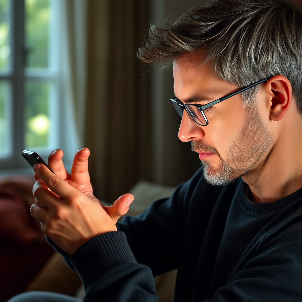 Person using a screen reader